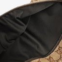 Gucci GG Beige/Brown Monogram Canvas Belt Bag