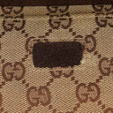 Gucci GG Beige/Brown Monogram Canvas Belt Bag