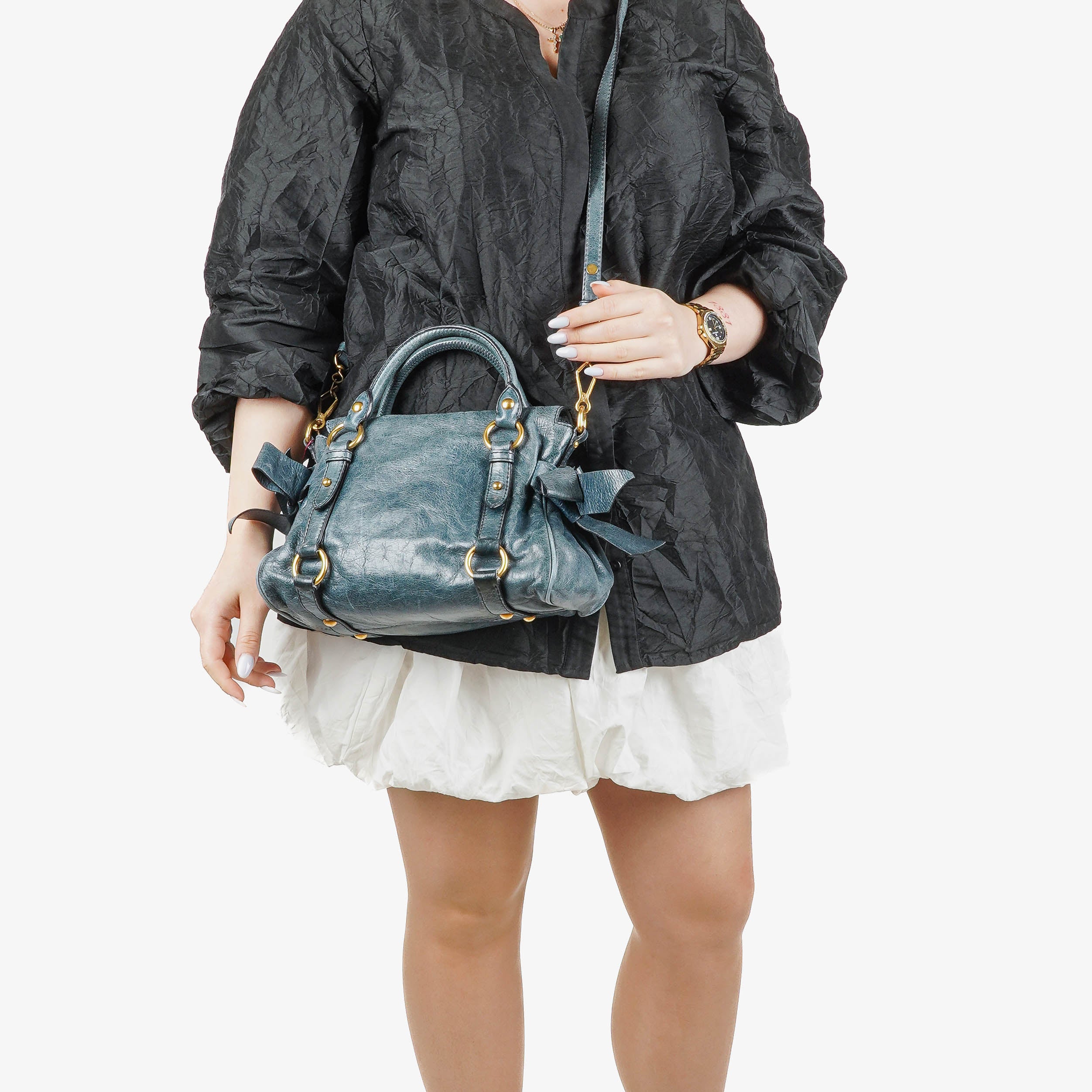 Miu Miu Borsa a Mano Vitello