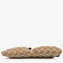 Gucci GG Beige/Brown Monogram Canvas Belt Bag