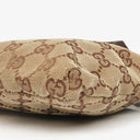 Gucci GG Beige/Brown Monogram Canvas Belt Bag