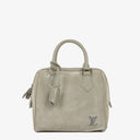 Sac à main Louis Vuitton Speedy Cube PM Illusion édition limitée en suède gris