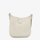 Hermes Evelyne I 30 White Clemence Leather Shoulder Bag
