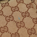 Gucci GG Beige/Brown Monogram Canvas Belt Bag