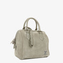 Sac à main Louis Vuitton Speedy Cube PM Illusion édition limitée en suède gris