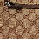 Gucci GG Beige/Brown Monogram Canvas Belt Bag