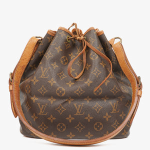 Louis Vuitton Petit Noe Monogram Canvas Shoulder Bag