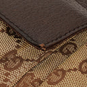 Gucci GG Beige/Brown Monogram Canvas Belt Bag