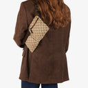 Gucci GG Beige/Brown Monogram Canvas Belt Bag