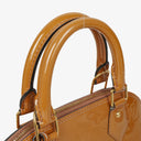 Louis Vuitton Alma BB Beige Monogram Vernis Leather Handbag