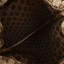 Gucci Beige/Ebony GG Canvas Drawstring Bucket Bag