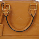 Louis Vuitton Alma BB Beige Monogram Vernis Leather Handbag