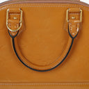 Louis Vuitton Alma BB Beige Monogram Vernis Leather Handbag
