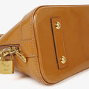 Louis Vuitton Alma BB Beige Monogram Vernis Leather Handbag