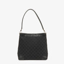 Gucci GG Canvas And Leather Shoulder Hobo Bag