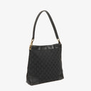 Gucci GG Canvas And Leather Shoulder Hobo Bag