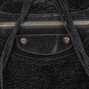 Balenciaga Shearling Motocross Classic City Bag