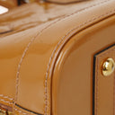 Louis Vuitton Alma BB Beige Monogram Vernis Leather Handbag