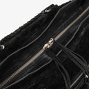 Balenciaga Shearling Motocross Classic City Bag