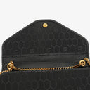 Christian Dior Black Honeycomb Chain Shouder Bag