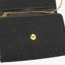 Christian Dior Black Honeycomb Chain Shouder Bag