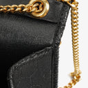 Christian Dior Black Honeycomb Chain Shouder Bag