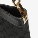 Gucci GG Canvas And Leather Shoulder Hobo Bag