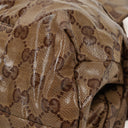 Gucci Hysteria GG Crystal Coated Canvas Beige/Ebony Top Handle Bag