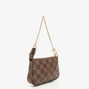 Louis Vuitton Mini Pochette Accessoires Damier Ebene Clutch Handbag