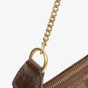 Louis Vuitton Mini Pochette Accessoires Damier Ebene Clutch Handbag