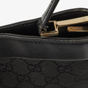 Gucci GG Canvas And Leather Shoulder Hobo Bag