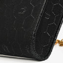 Christian Dior Black Honeycomb Chain Shouder Bag