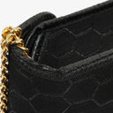 Christian Dior Black Honeycomb Chain Shouder Bag