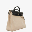 Hermes Herbag Natural/Black Vache Hunter Criss Viking 2 In 1 Bag