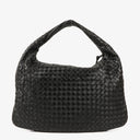 Bottega Veneta Nappa Intrecciato Medium Veneta Hobo Black