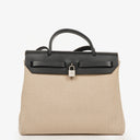 Hermes Herbag Natural/Black Vache Hunter Criss Viking 2 In 1 Bag
