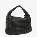 Bottega Veneta Nappa Intrecciato Medium Veneta Hobo Black