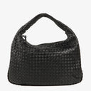 Bottega Veneta Nappa Intrecciato Medium Veneta Hobo Black