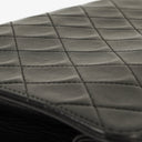 Chanel Liten Classic Enkel Flikväska Svart Quiltad Lammnappa med 24K Guldpläterad Metall