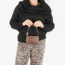 Louis Vuitton Mini Pochette Accessoires Damier Ebene Clutch Handbag