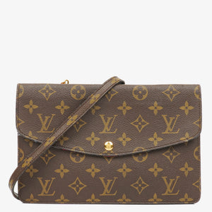 Louis Vuitton Monogram Pochette Double Rabat Shoulder Bag