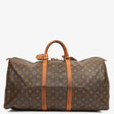 Louis Vuitton Keepall 55 Monogram Canvas Travel Bag