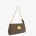 Louis Vuitton Damier Ebene Eva Clutch Bag