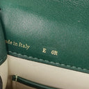 Valextra Iside Green Leather Handbag