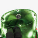 Diesel Green Metalic Mirrored Leather 1DR-XS-S Mini Bag