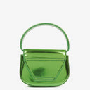 Diesel Green Metalic Mirrored Leather 1DR-XS-S Mini Bag