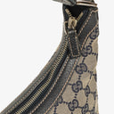 Gucci Charmy Navy GG Canvas Hobo Bag