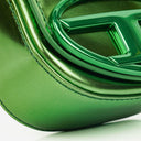 Diesel Green Metalic Mirrored Leather 1DR-XS-S Mini Bag