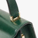 Valextra Iside Green Leather Handbag