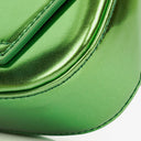 Diesel Green Metalic Mirrored Leather 1DR-XS-S Mini Bag